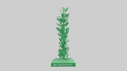 Green Economy Statue model VR / AR / low-poly
