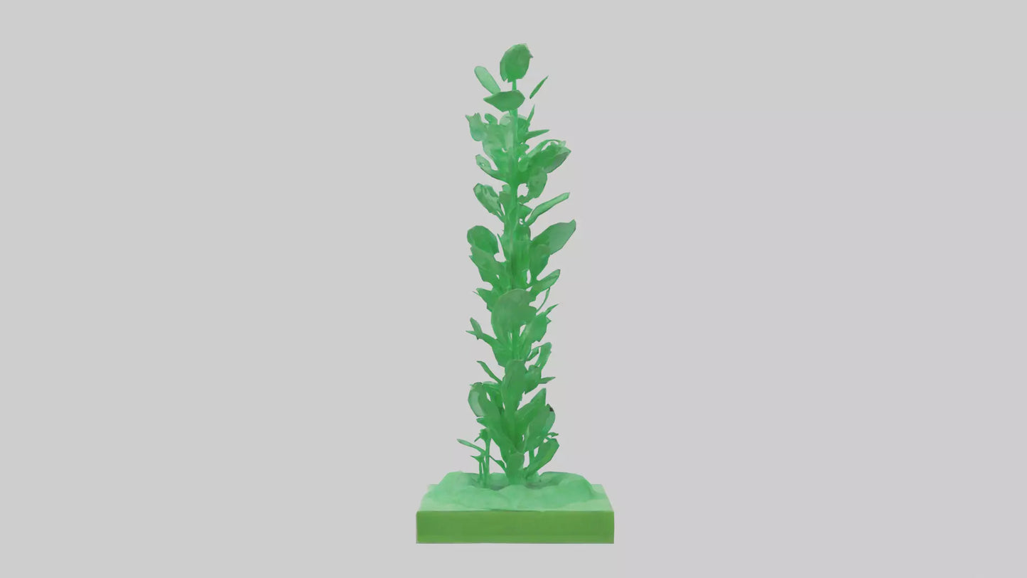Green Economy Statue model VR / AR / low-poly