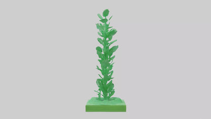 Green Economy Statue model VR / AR / low-poly