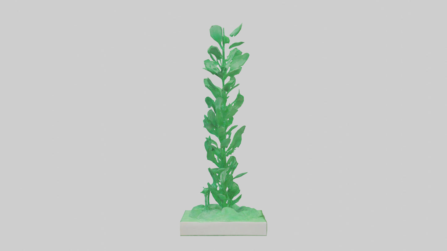 Green Economy Statue model VR / AR / low-poly