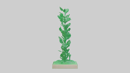 Green Economy Statue model VR / AR / low-poly