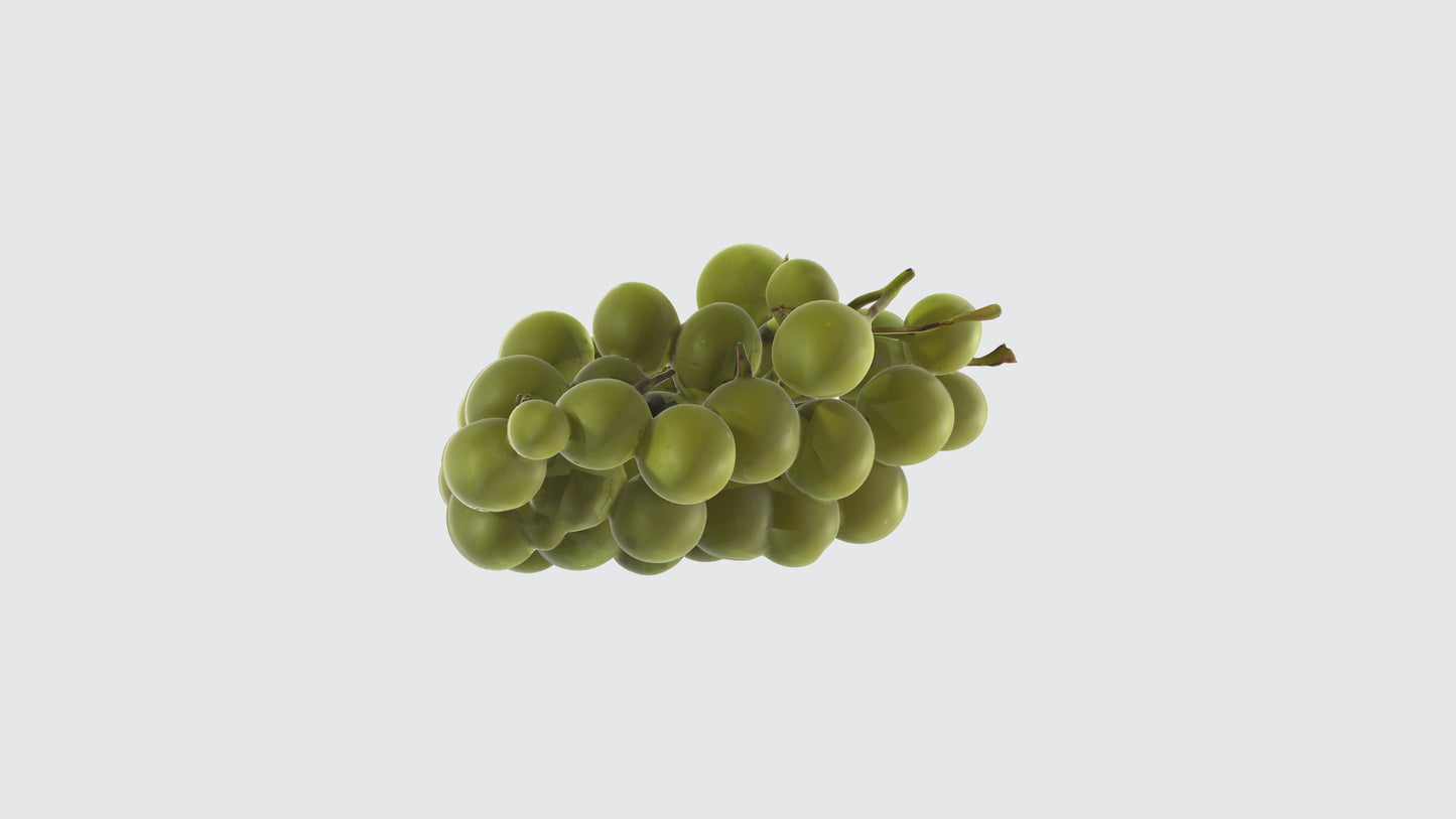 3D model Green Grape VR / AR / low-poly
