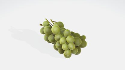 3D model Green Grape VR / AR / low-poly