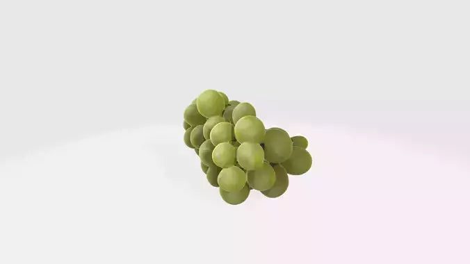3D model Green Grape VR / AR / low-poly