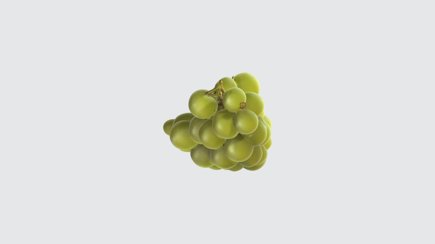 3D model Green Grape VR / AR / low-poly