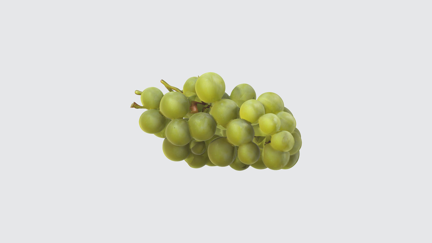 3D model Green Grape VR / AR / low-poly