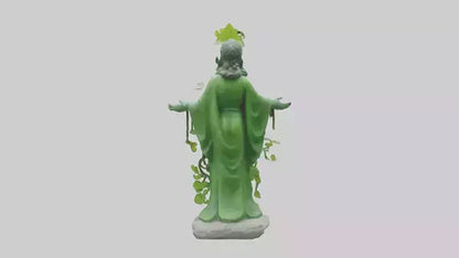 3D model Green Nature Protector Statue model VR / AR / low-poly