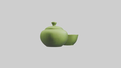 3D model Green tea model VR / AR / low-poly