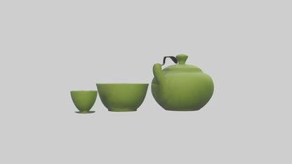 3D model Green tea model VR / AR / low-poly