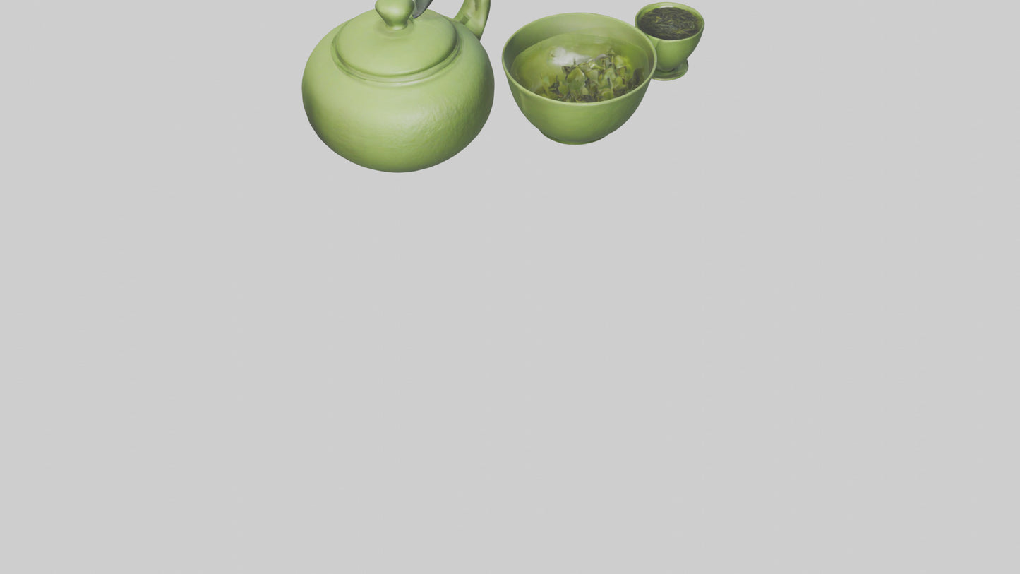 3D model Green tea model VR / AR / low-poly