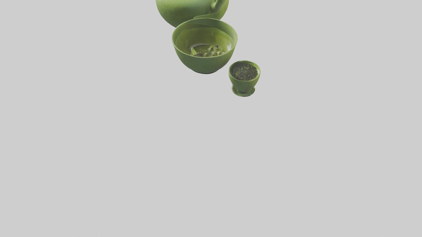 3D model Green tea model VR / AR / low-poly