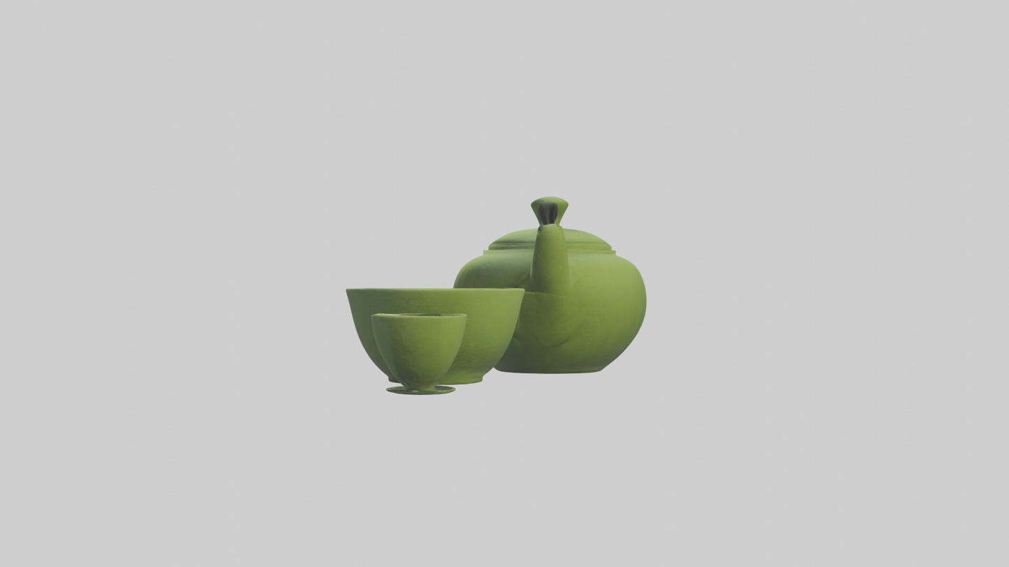 3D model Green tea model VR / AR / low-poly