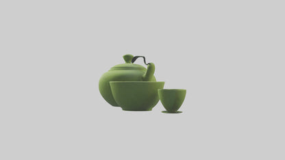 3D model Green tea model VR / AR / low-poly