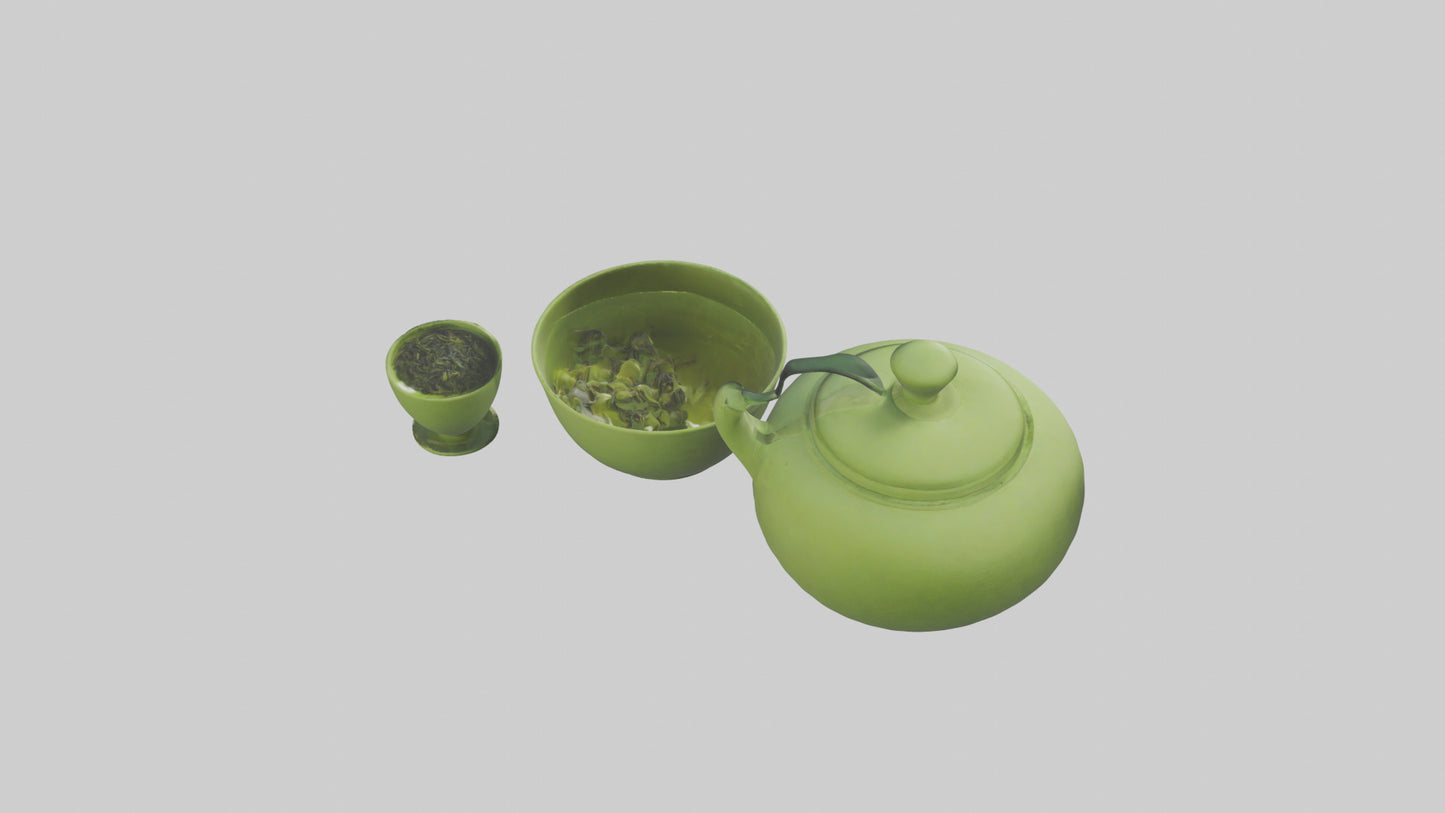 3D model Green tea model VR / AR / low-poly