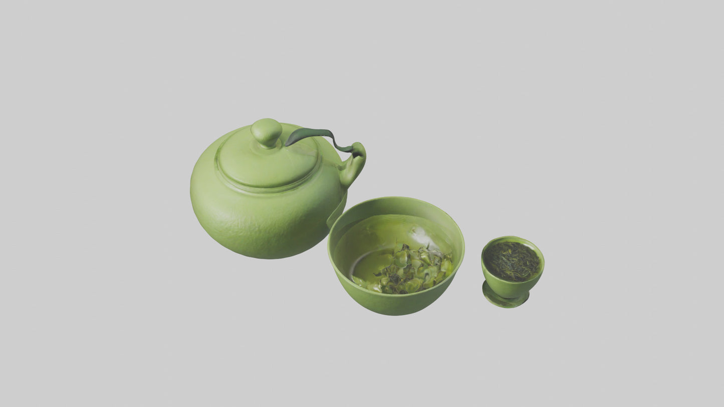 3D model Green tea model VR / AR / low-poly