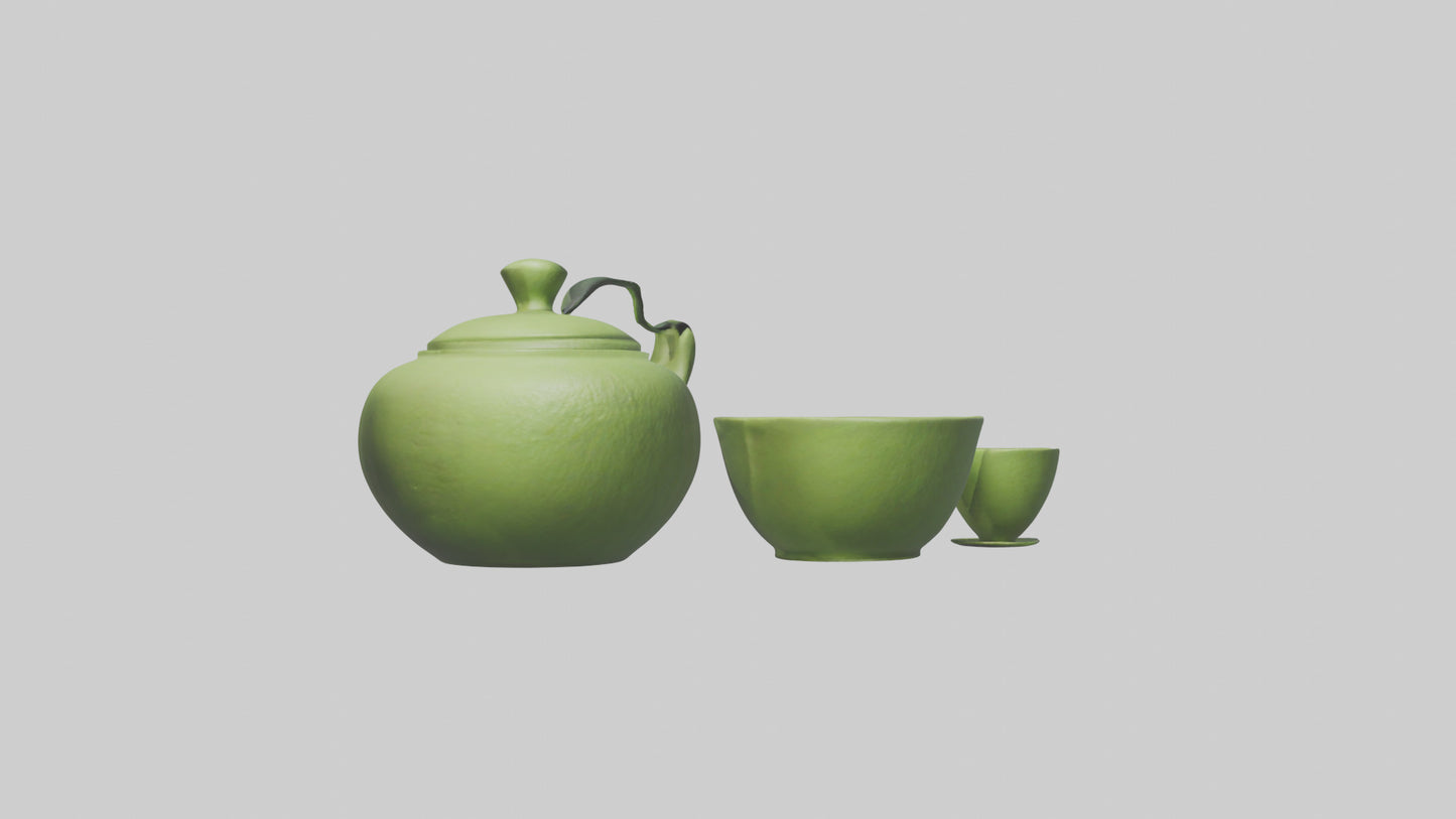 3D model Green tea model VR / AR / low-poly