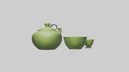 3D model Green tea model VR / AR / low-poly