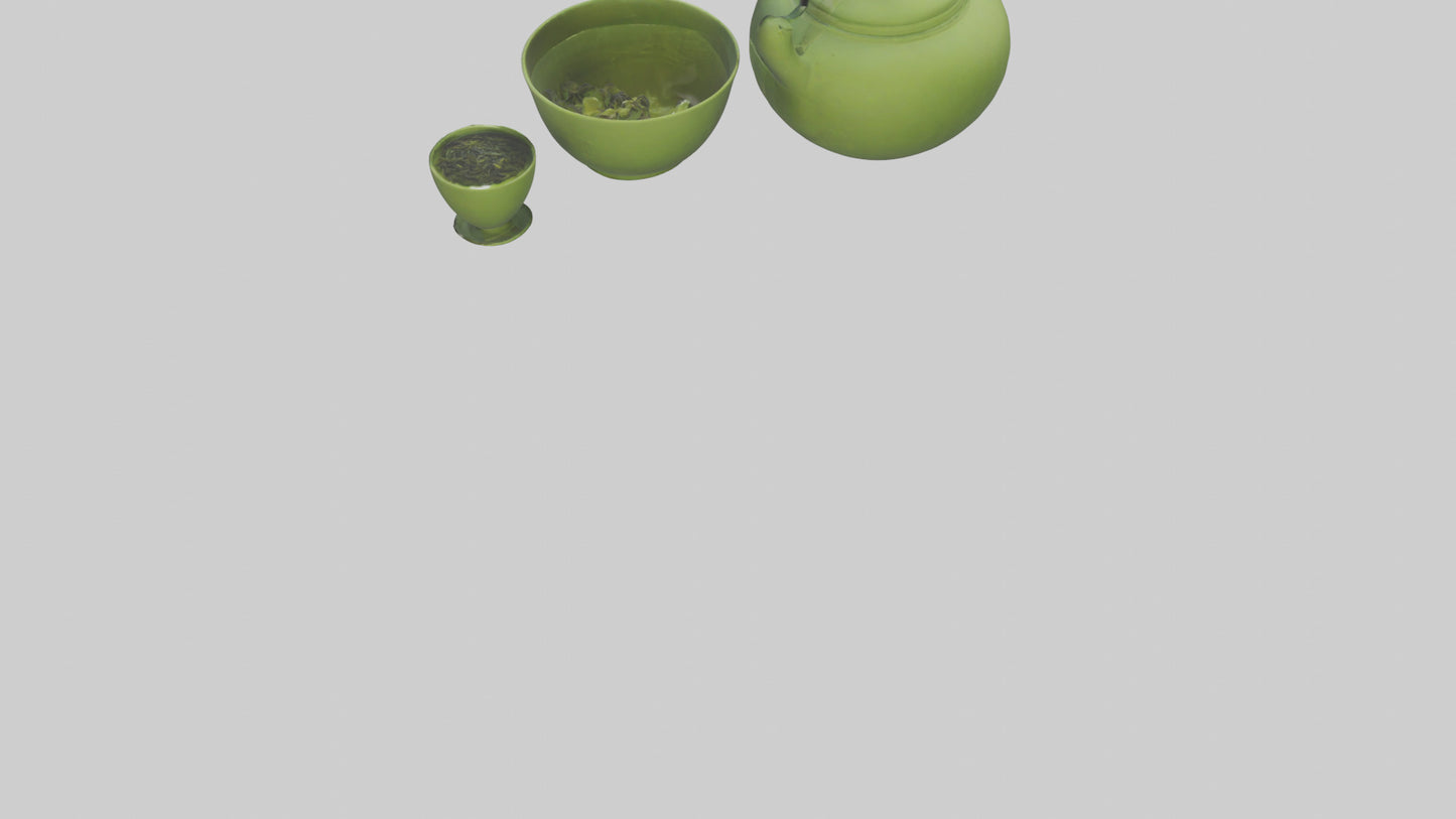 3D model Green tea model VR / AR / low-poly