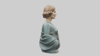 Greta Garbo statue model VR / AR / low-poly