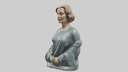 Greta Garbo statue model VR / AR / low-poly