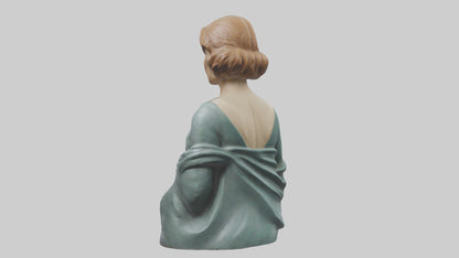 Greta Garbo statue model VR / AR / low-poly
