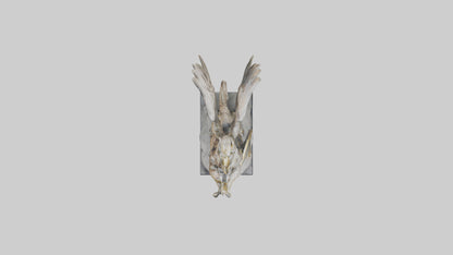 Griffin Warrior statue model VR / AR / low-poly