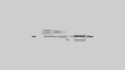 3D model Grill Tool Set model VR / AR / low-poly