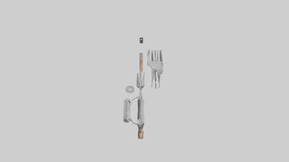 3D model Grill Tool Set model VR / AR / low-poly