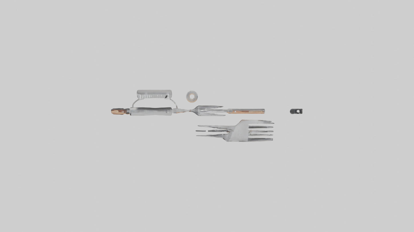 3D model Grill Tool Set model VR / AR / low-poly