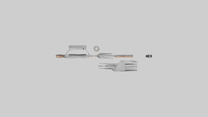 3D model Grill Tool Set model VR / AR / low-poly