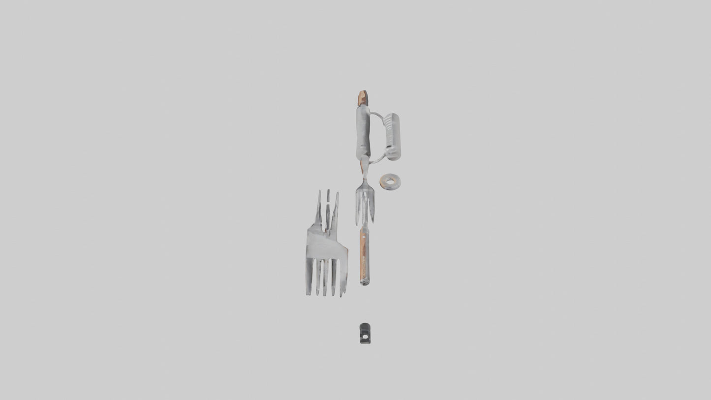 3D model Grill Tool Set model VR / AR / low-poly