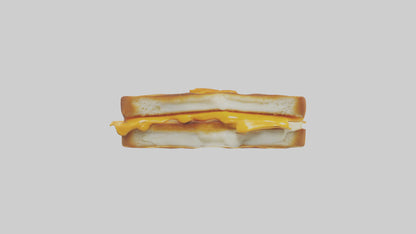 3D model Grilled cheese sandwich model VR / AR / low-poly