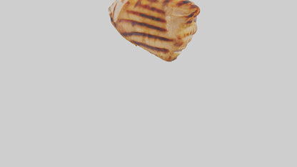 3D model Grilled chicken breast model VR / AR / low-poly