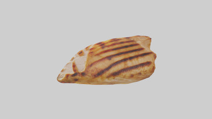 3D model Grilled chicken breast model VR / AR / low-poly