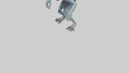 3D model Grim ghoul model VR / AR / low-poly