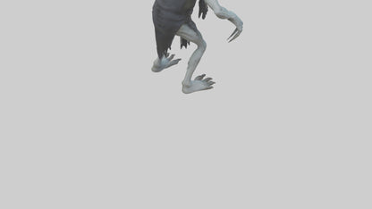 3D model Grim ghoul model VR / AR / low-poly