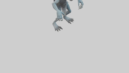 3D model Grim ghoul model VR / AR / low-poly