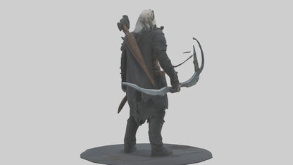 3D model Grim hunter model VR / AR / low-poly