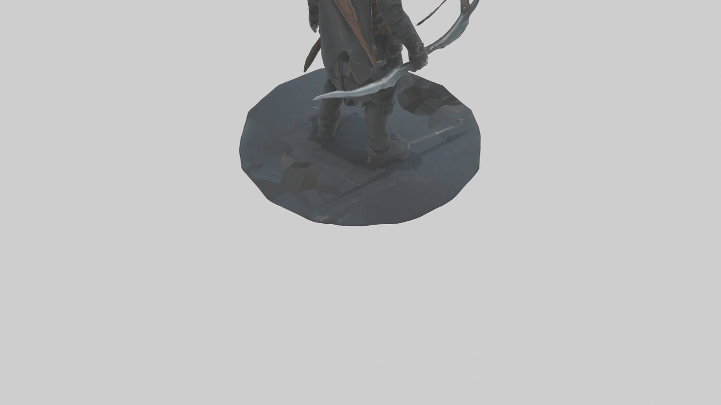 3D model Grim hunter model VR / AR / low-poly