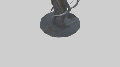 3D model Grim hunter model VR / AR / low-poly