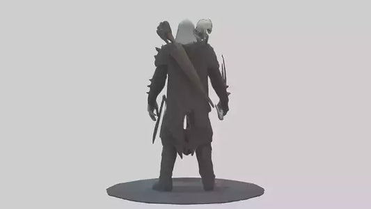 3D model Grim hunter model VR / AR / low-poly