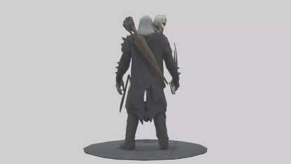3D model Grim hunter model VR / AR / low-poly