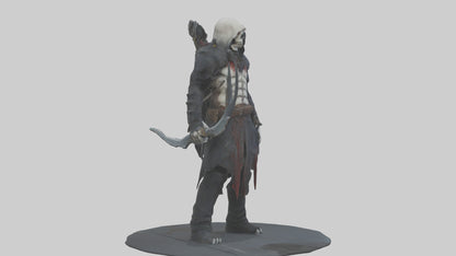 3D model Grim hunter model VR / AR / low-poly