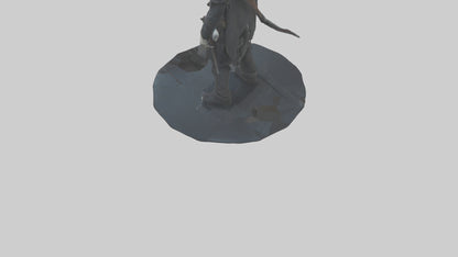 3D model Grim hunter model VR / AR / low-poly