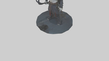 3D model Grim hunter model VR / AR / low-poly