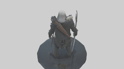 3D model Grim hunter model VR / AR / low-poly