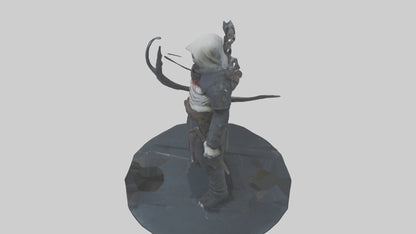 3D model Grim hunter model VR / AR / low-poly