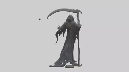 3D model Grim Reaper model VR / AR / low-poly