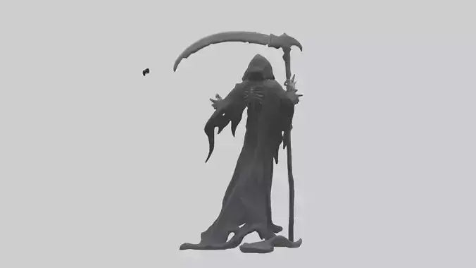 3D model Grim Reaper model VR / AR / low-poly