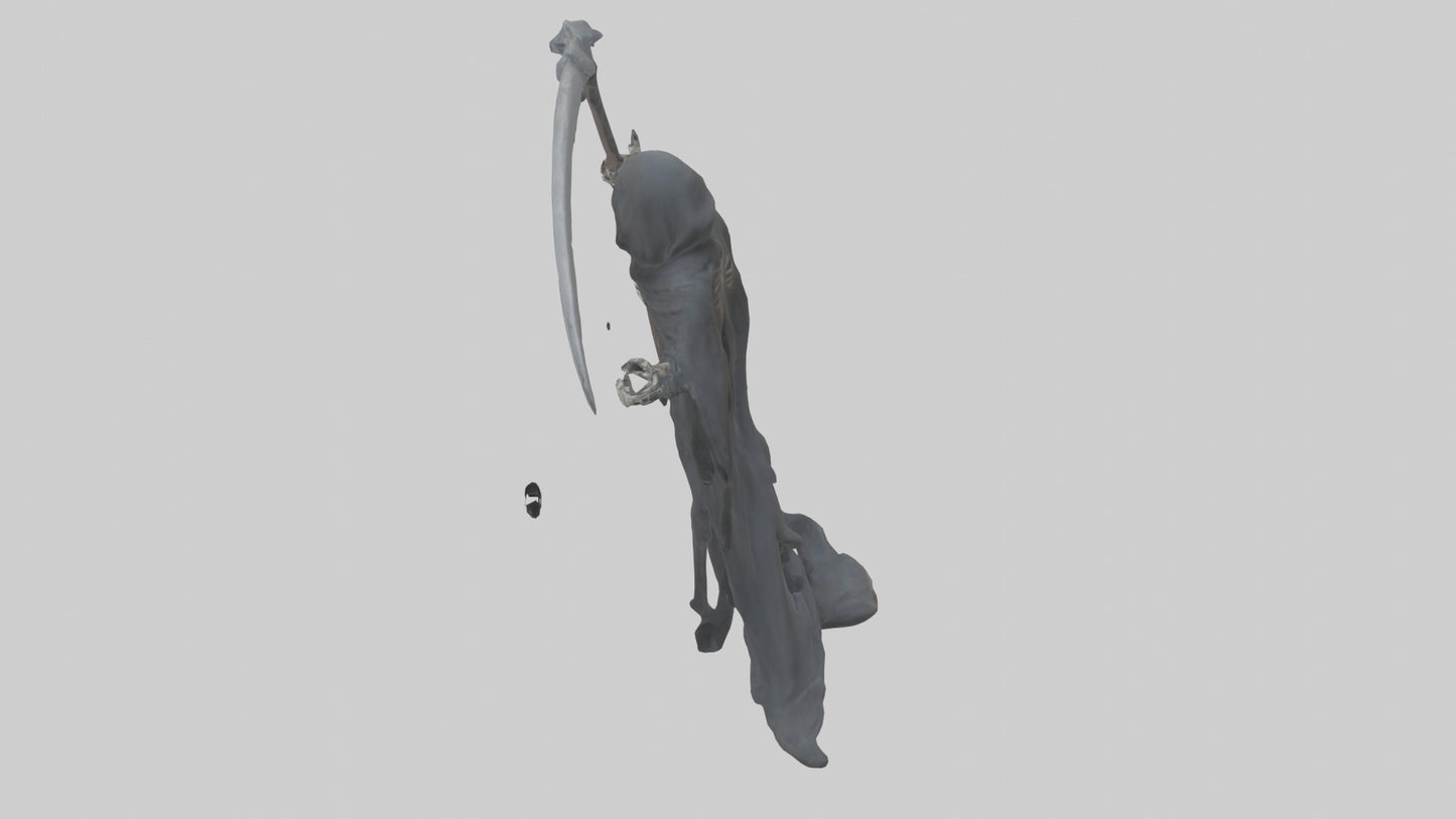3D model Grim Reaper model VR / AR / low-poly